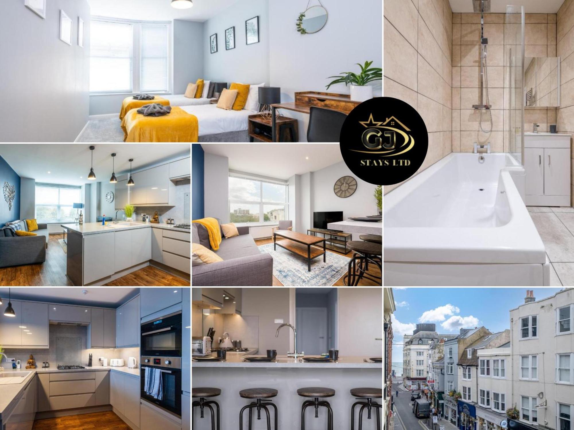Modern Apartments With Sea Views, Steps From Brighton Beach & The Royal Pavilion ภายนอก รูปภาพ